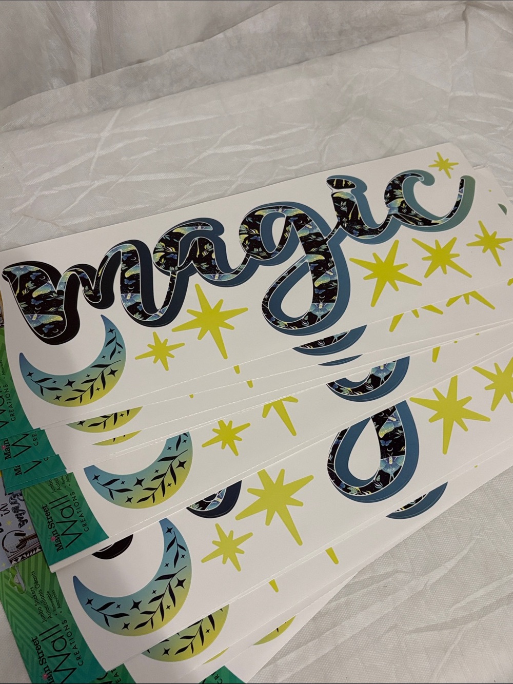 Magic Script Wall Decals bundle of 10